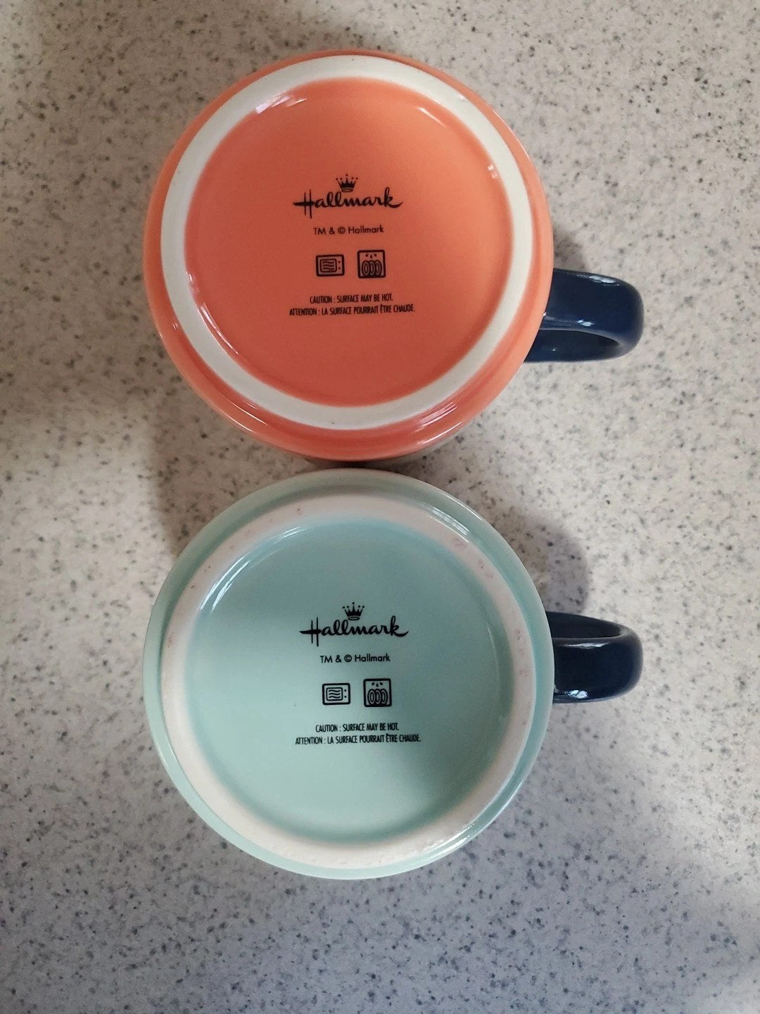 Set of 2 Hallmark Love You & Love You More Mug Pair Couples Cup New In Box
