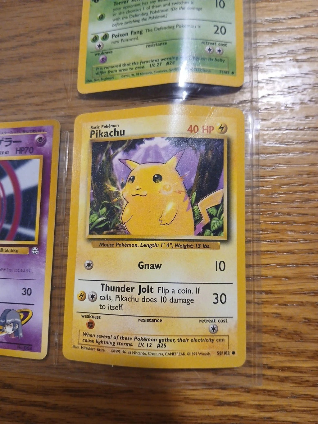 Lot Of 8 Random Pokemon Trading Card Game Cards From Years 1995-1998 And 2020