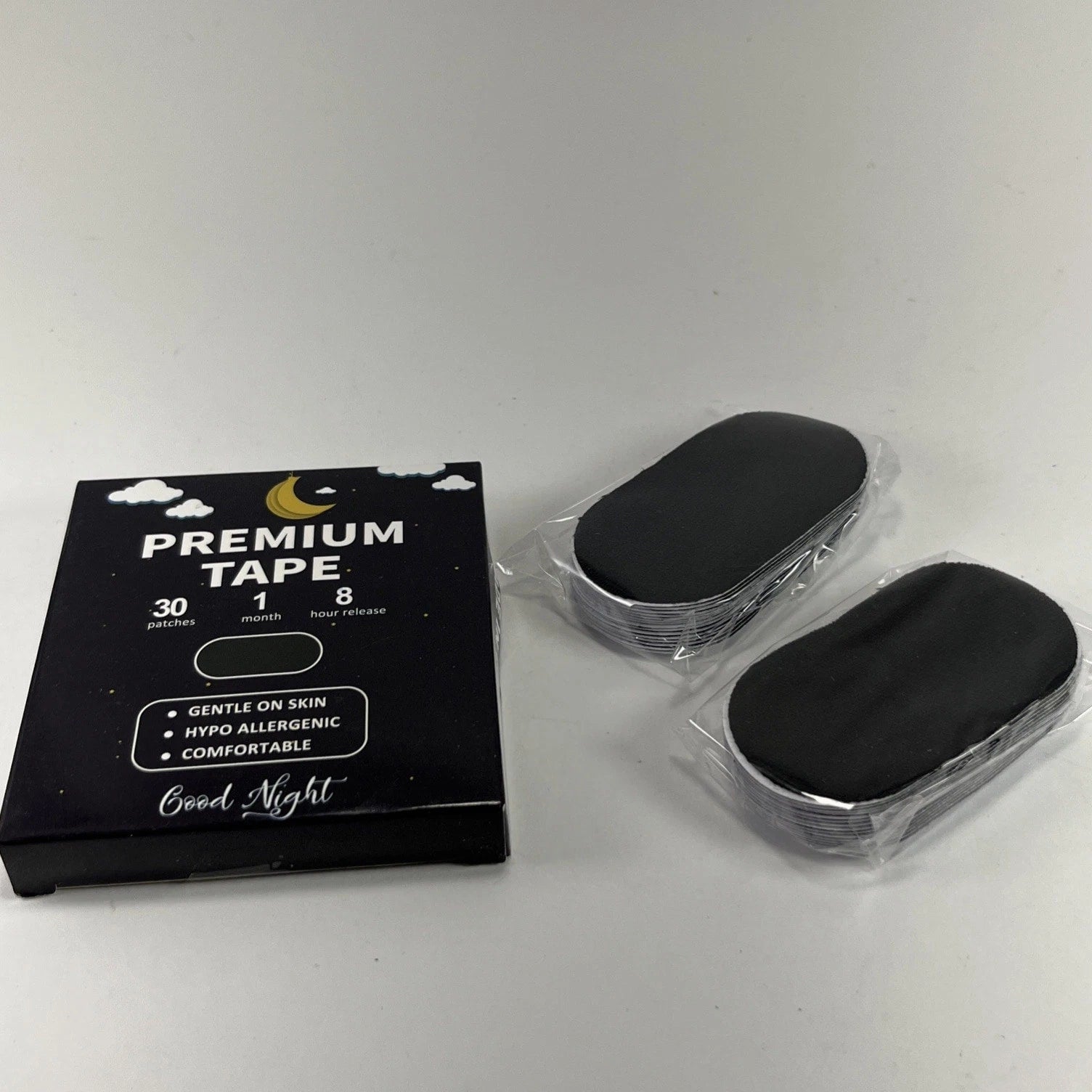Mouth Tape Patches 120 (30 Per Box) Hypoallergenic Premium Comfortable