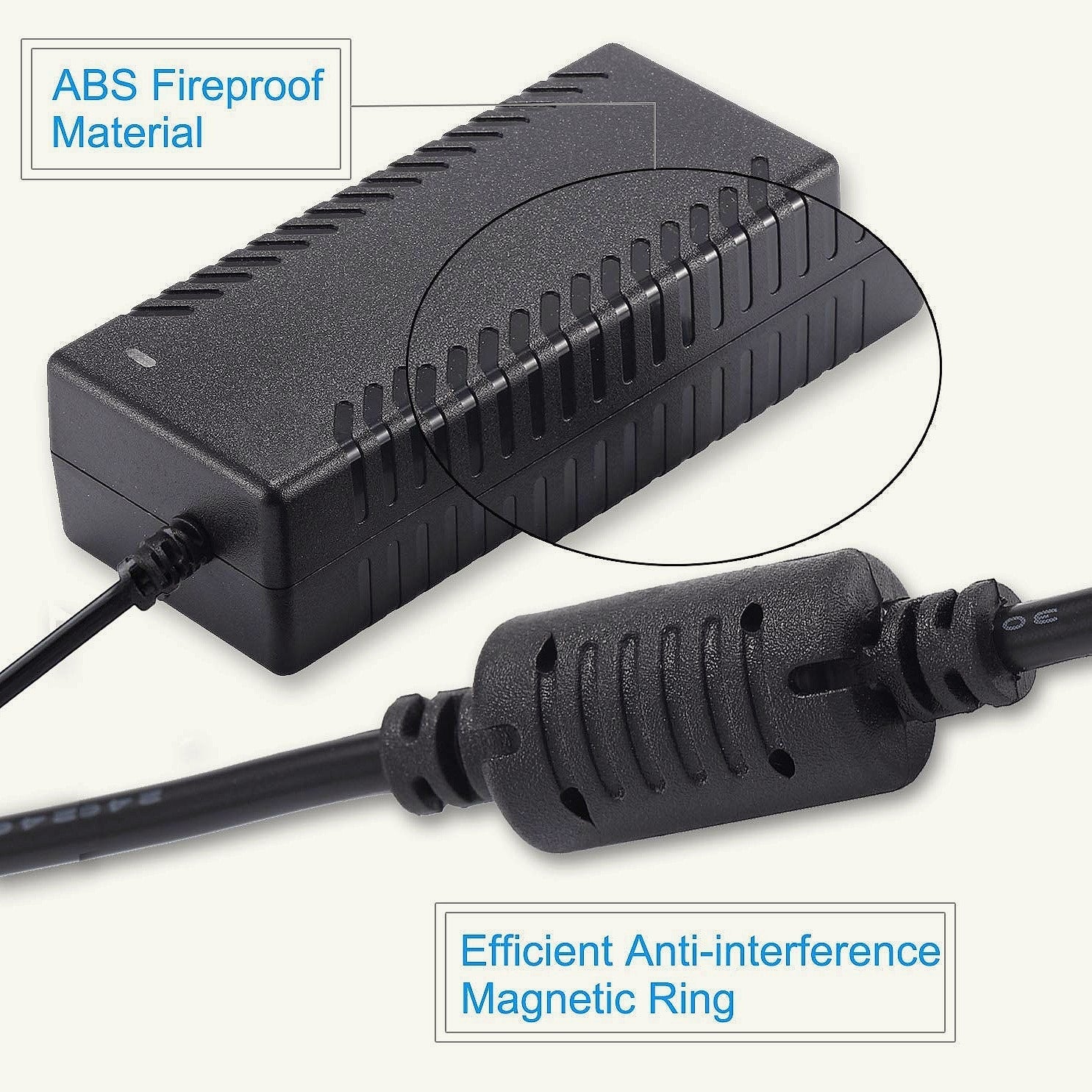 COOLM 24V 3A Power Supply AC to DC LED Strip Adapter