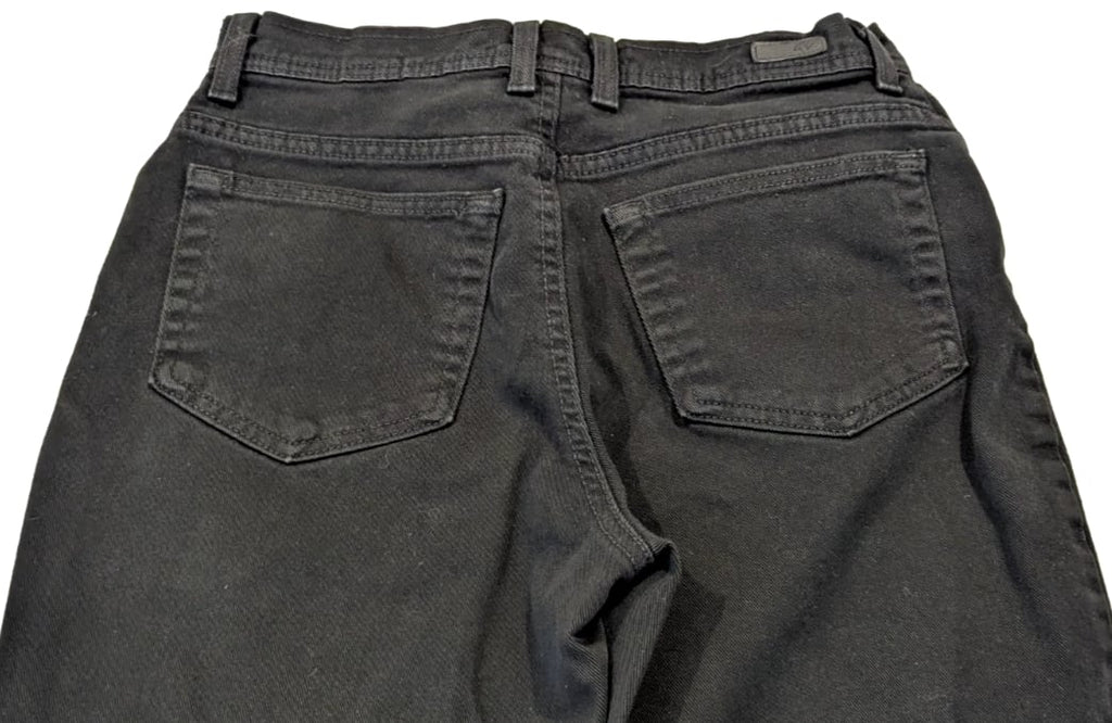 Gloria Vanderbilt Women's Black Jeans Straight Leg Size 6 Average Stretch