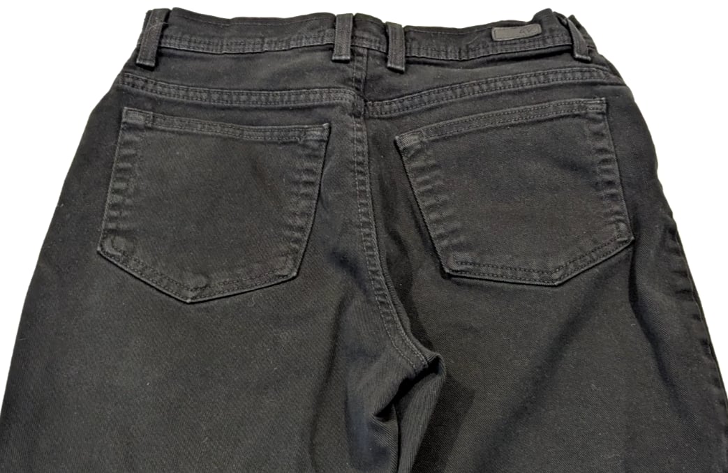 Gloria Vanderbilt Women's Black Jeans Straight Leg Size 6 Average Stretch