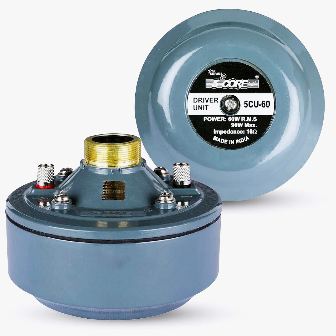 5 Core 2 Inch Compression Driver Horn Tweeter 600W