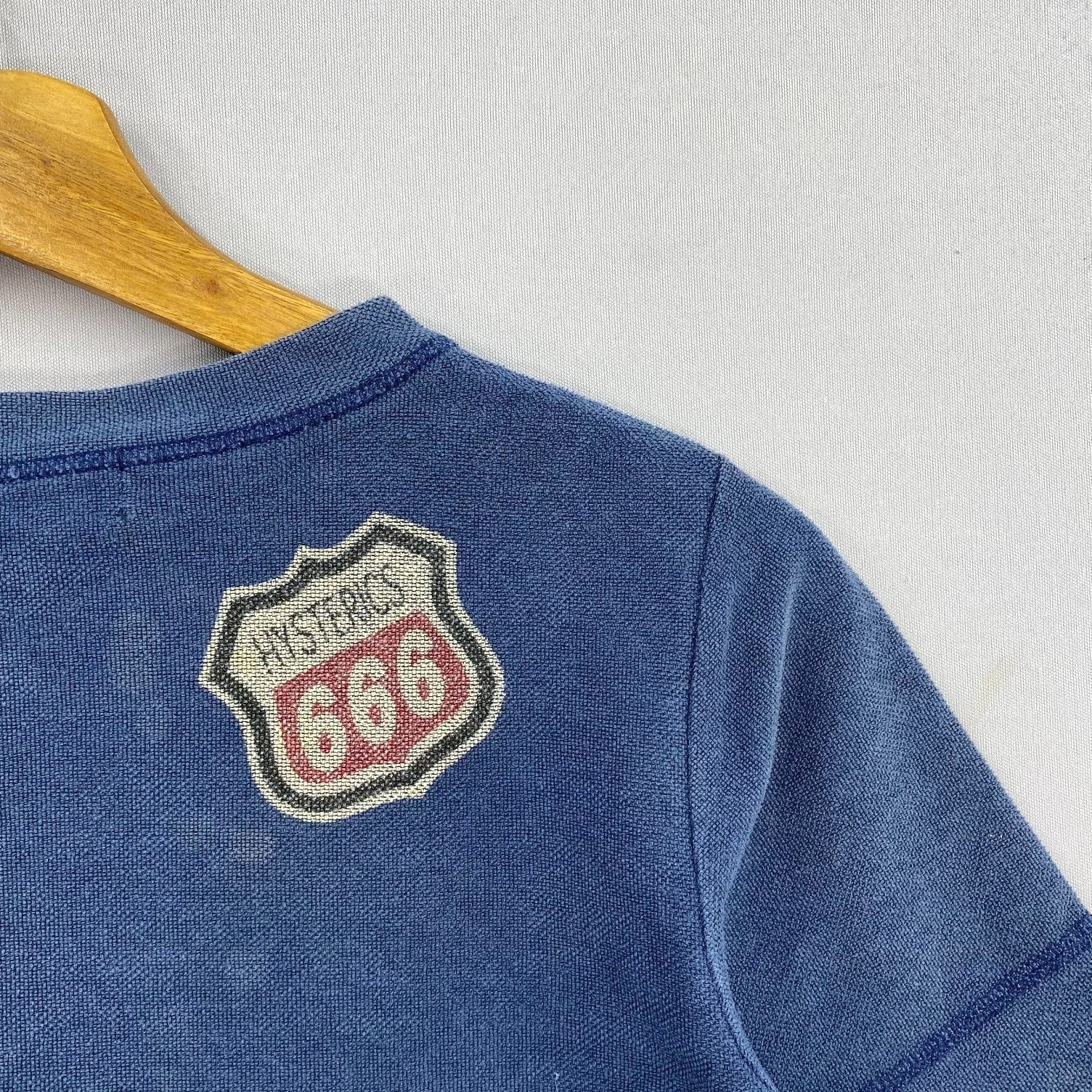Vintage Y2K Hysteric Glamour Pique Knit Shirt Mopar Car Service HELL Tee Size XS
