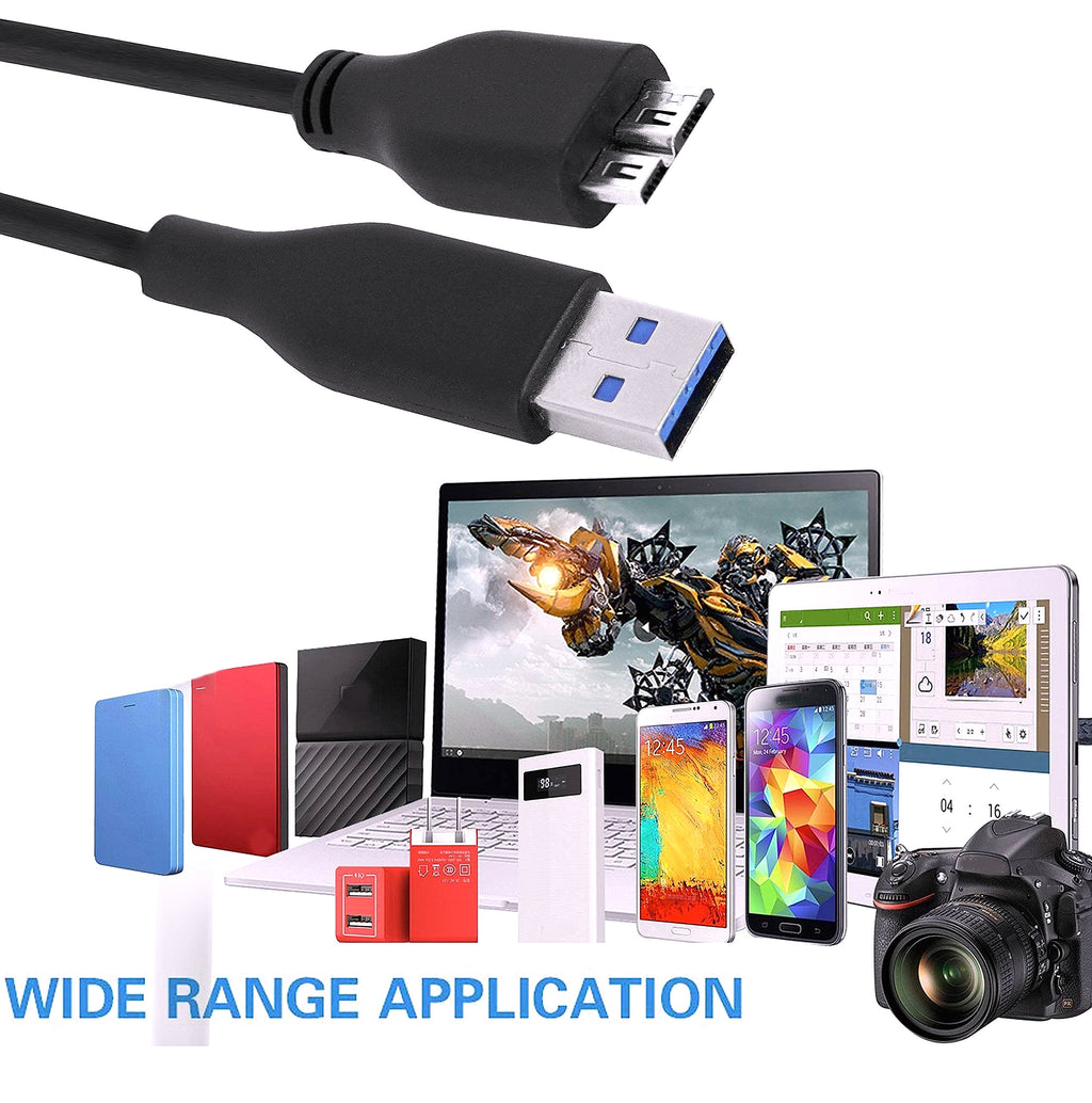 SaiTech IT 45cm USB 3.0 Micro B Cable for External Hard Drives