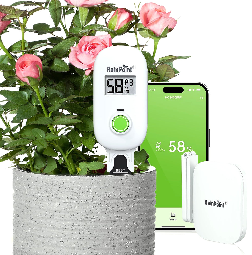 RAINPOINT Smart Wireless Moisture Meter with WiFi Hub Kit