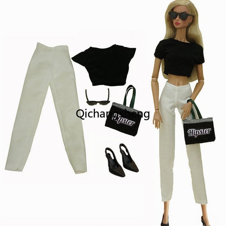1/6 Doll Clothes Outfits Set Shirt Coat Jacket Skirt Dress Pants Accessory 11.5"