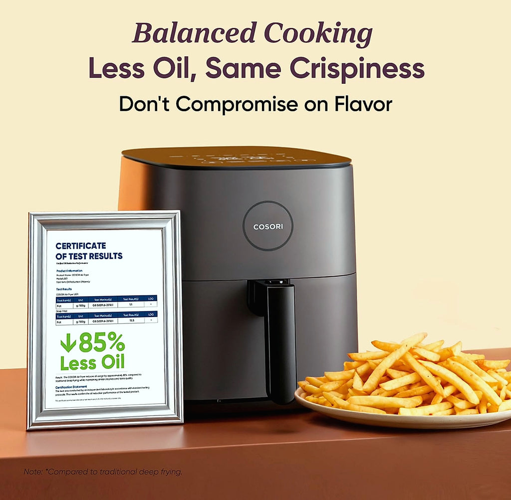 Cosori Air Fryer Pro 5QT Compact with Ceramic Basket