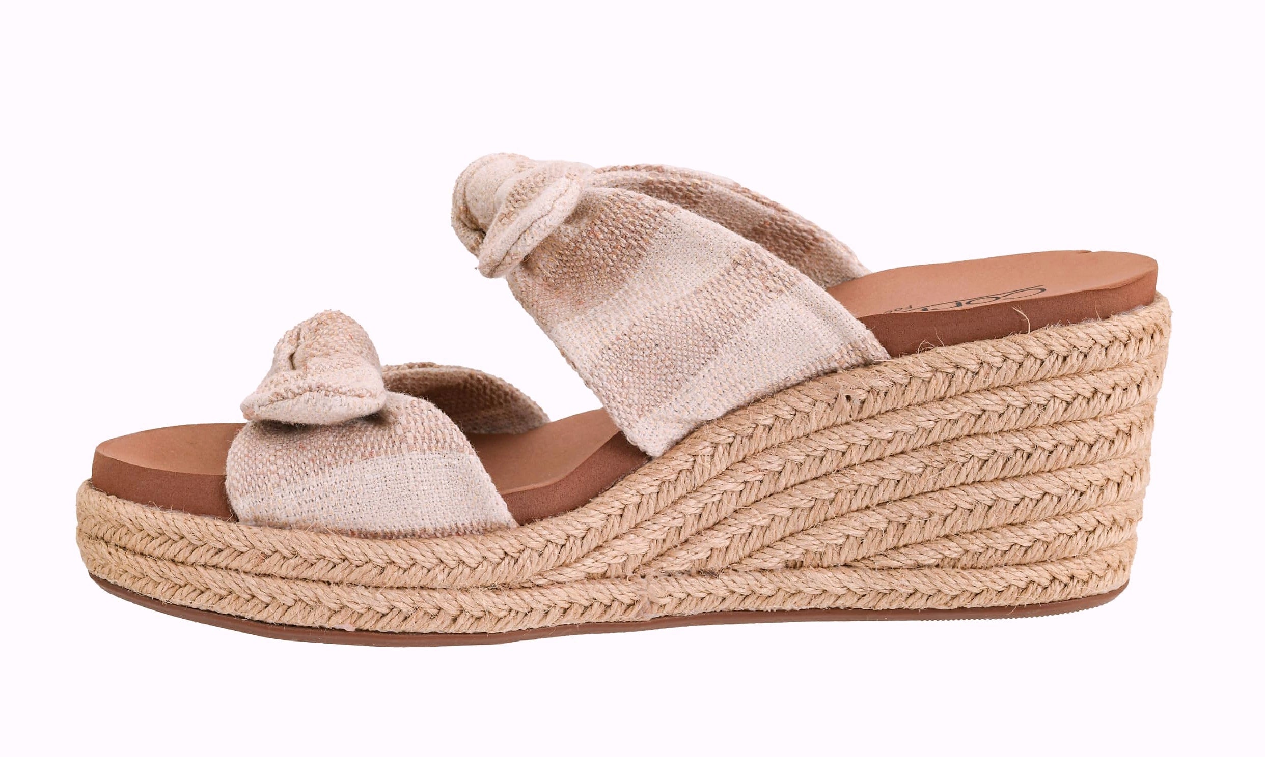 Corkys Footwear Women's Tie The Knot Wedge Sandal