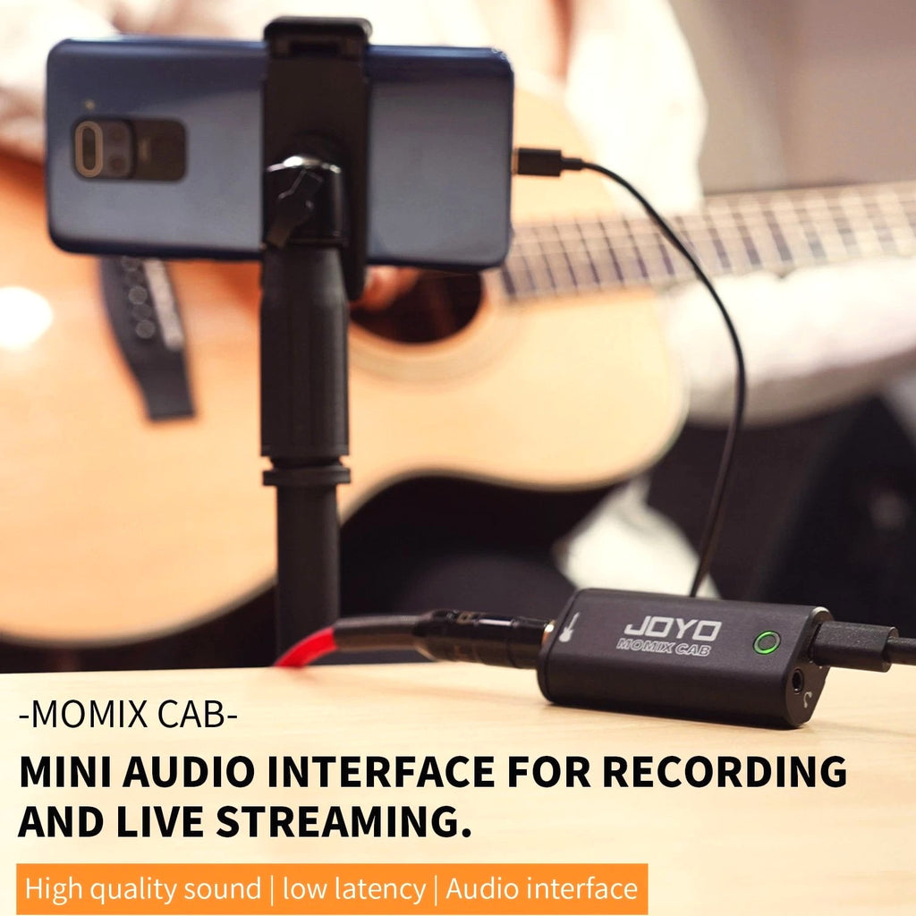JOYO Mini Guitar Audio Interface Pocket Internal Recording Sound Card Portable