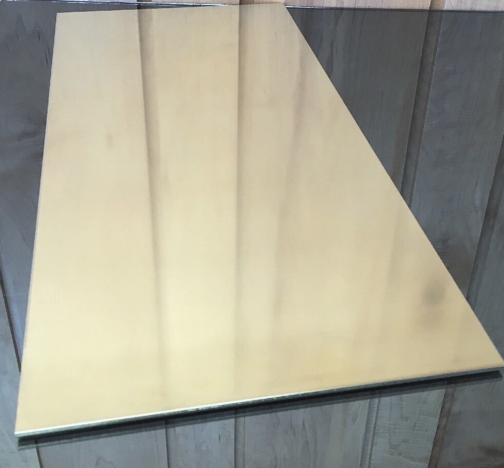1/8" Brass Sheet Plate NEW 10"X20" .125 Thick 260 Alloy *Custom Sizes Available*