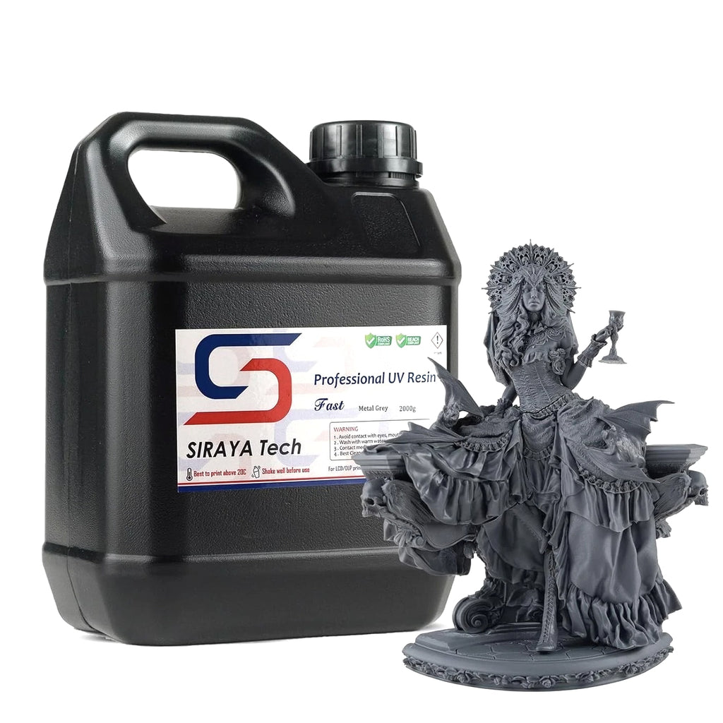 Fast ABS-Like 3D Printer Resin - Metal Grey 2kg