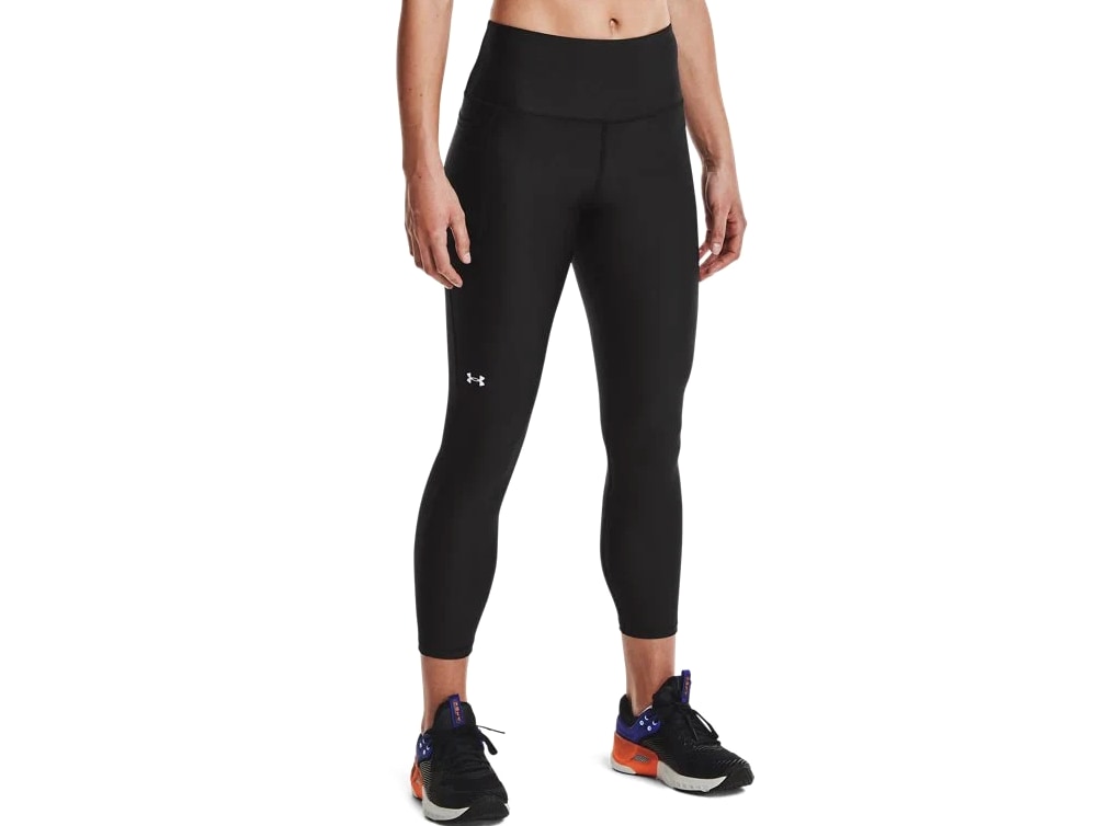 Under Armour Womens HeatGear No-Slip Waistband Ankle Leggings - 4-Way Stretch