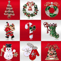 Christmas Badge Brooch Men Women Fashion Clothing Accessories Brooch Pins