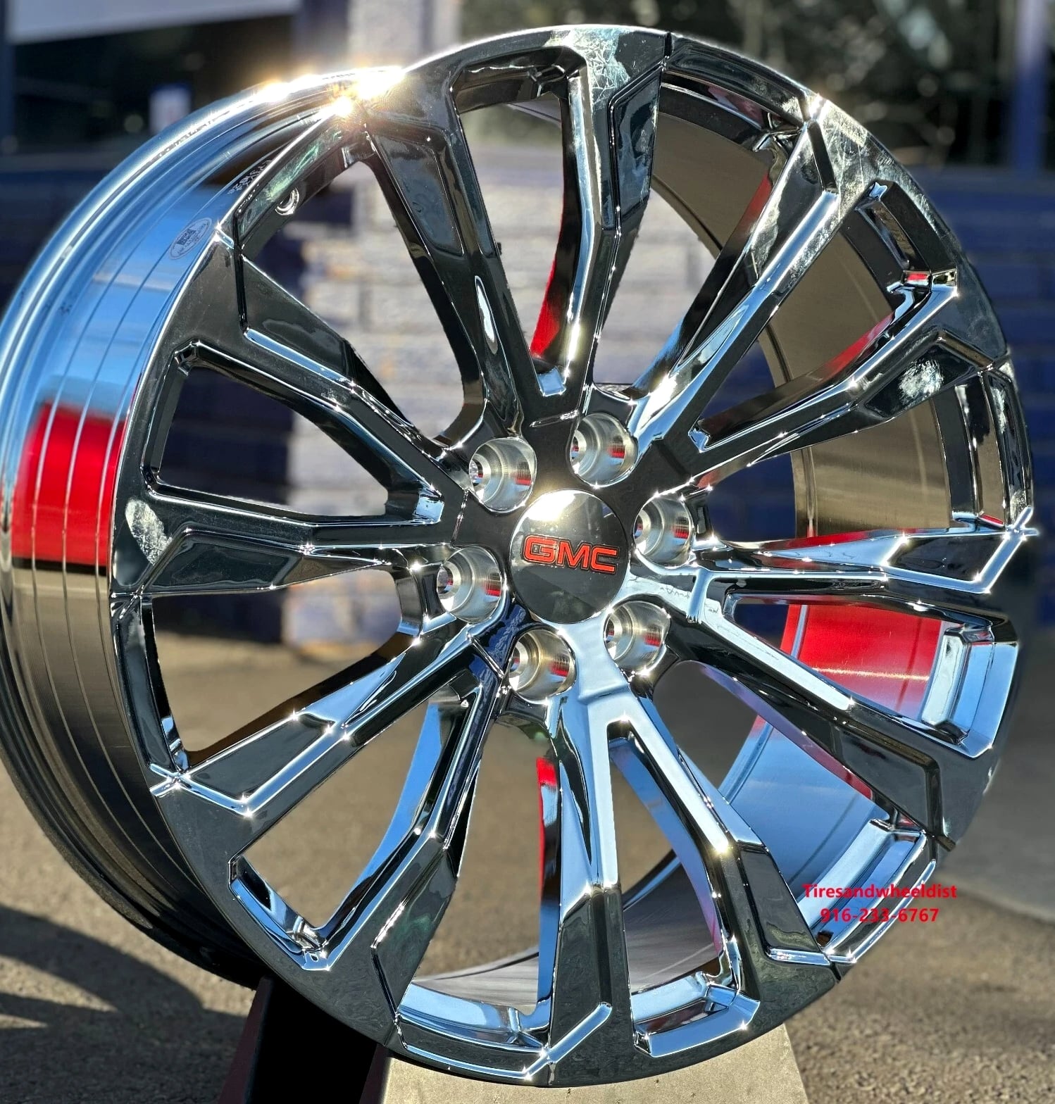 26'' inch Chrome Wheels Tires fit Yukon Silverado Tahoe FR203 Escalade Sierra XL