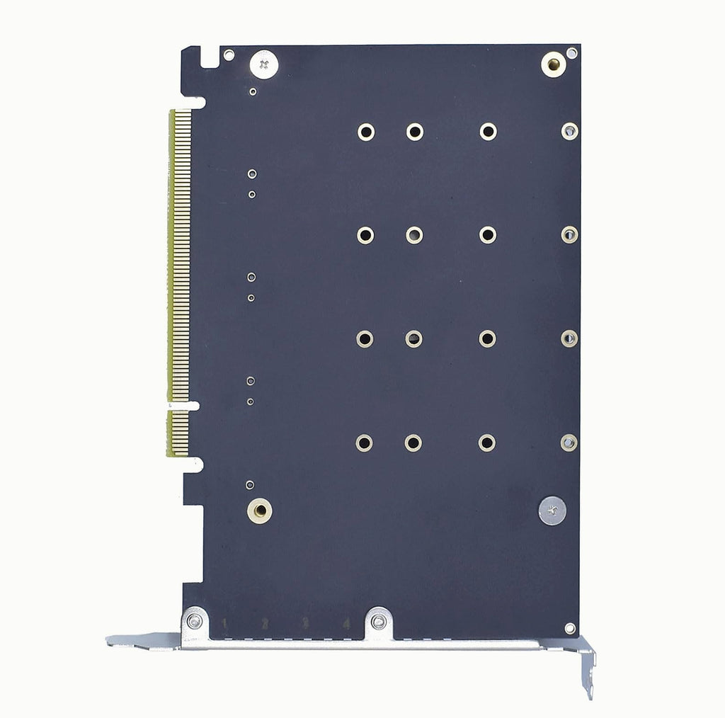 LetLinkSo M.2 PCIe x16 Gen4 Adapter for 4 NVMe SSDs