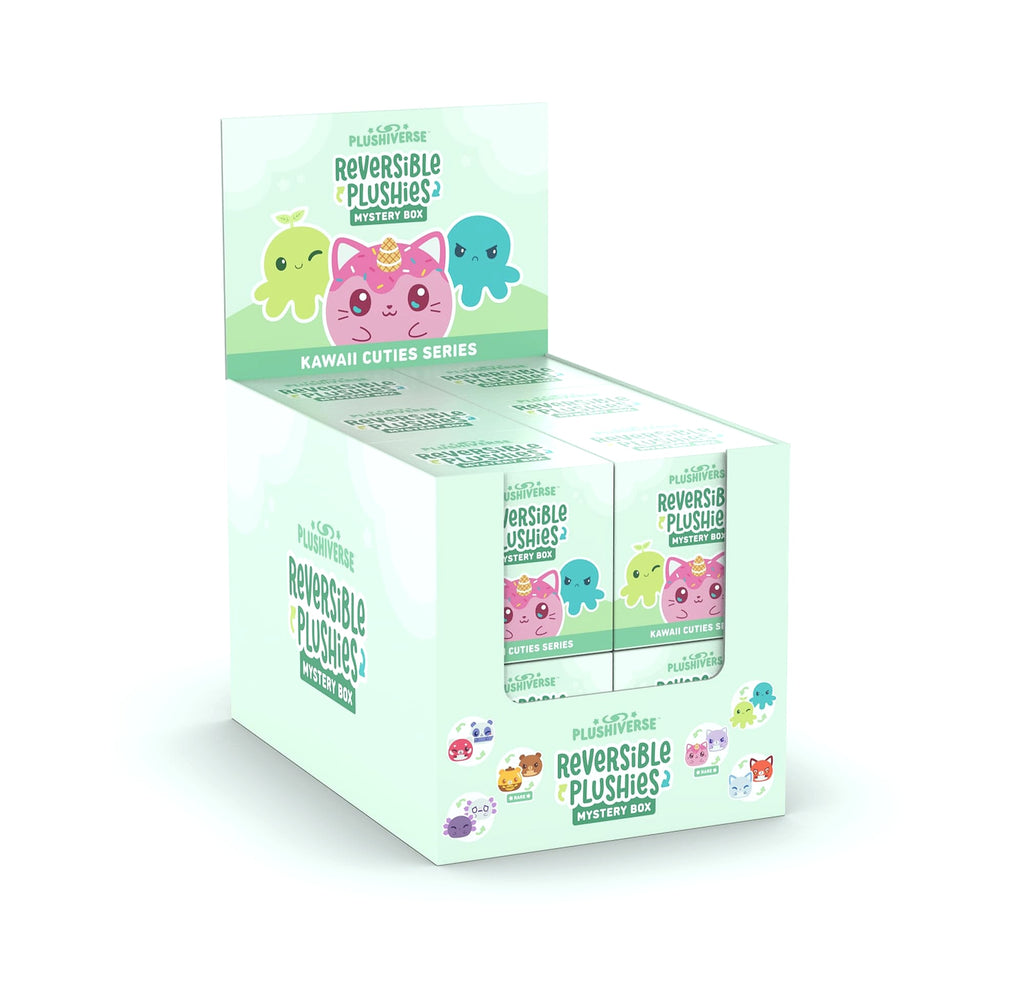 TeeTurtle Kawaii Cuties Reversible Plushie Mystery Box 3-Inch