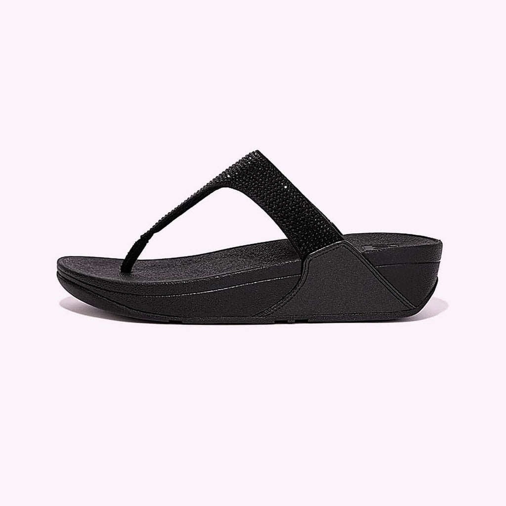 FitFlop Women's Lulu Crystal Toe-Post Sandal