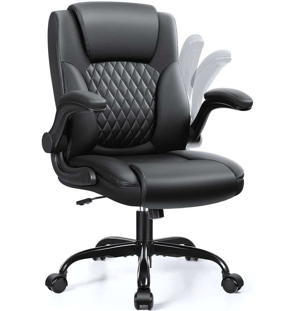 Brick Attic PU Leather Office Chair Ergonomic Desk Seat