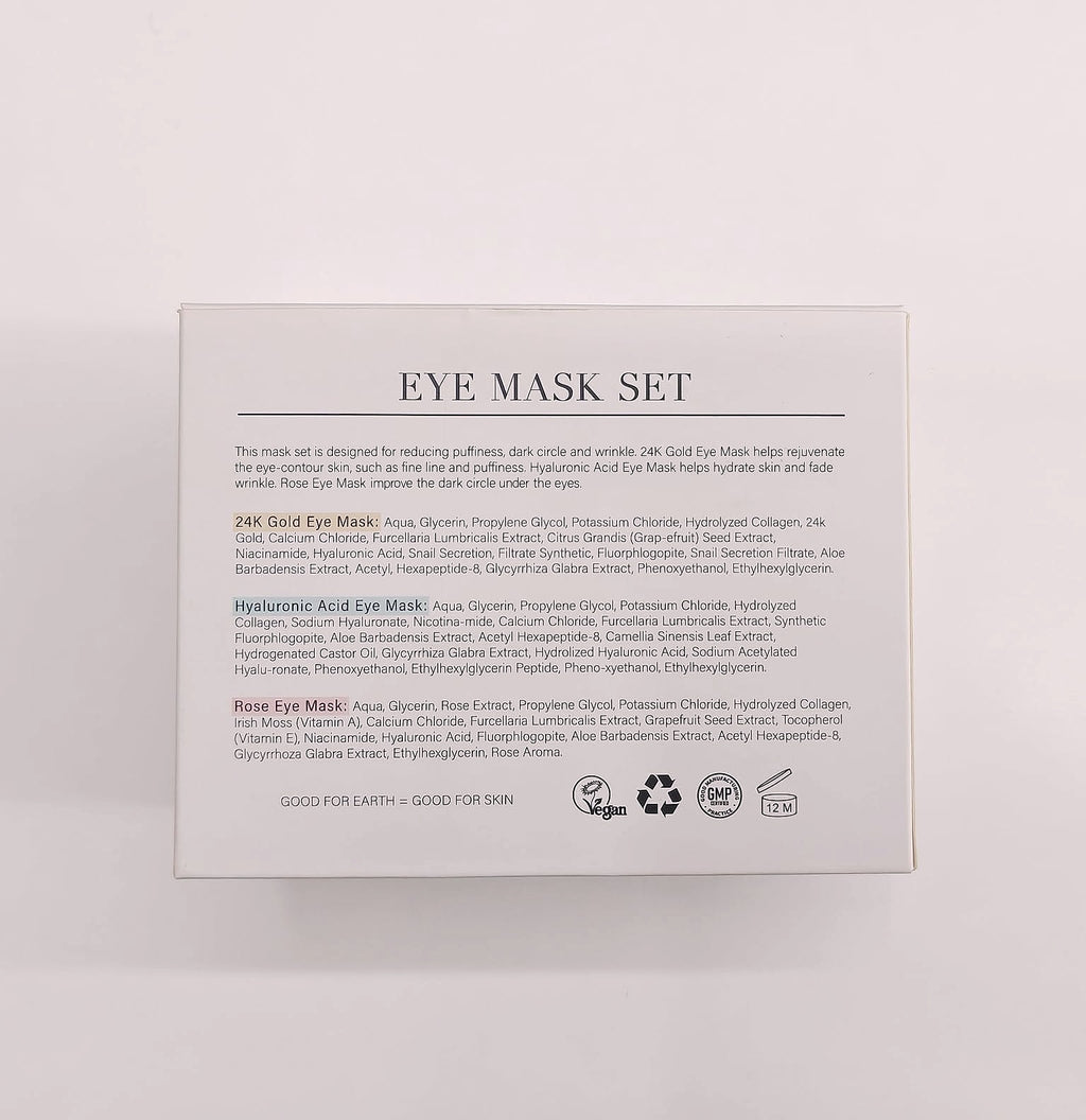 PEAUAMIE Under Eye Patches Gold Hyaluronic Acid 30 Pairs