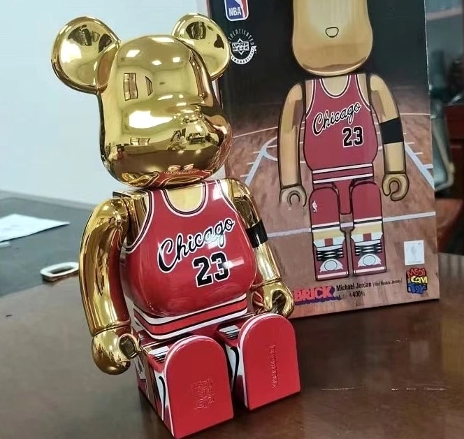 400%Bearbrick Michael Jordan Chicago 23jersey Action Figure Deco Art Collect Toy