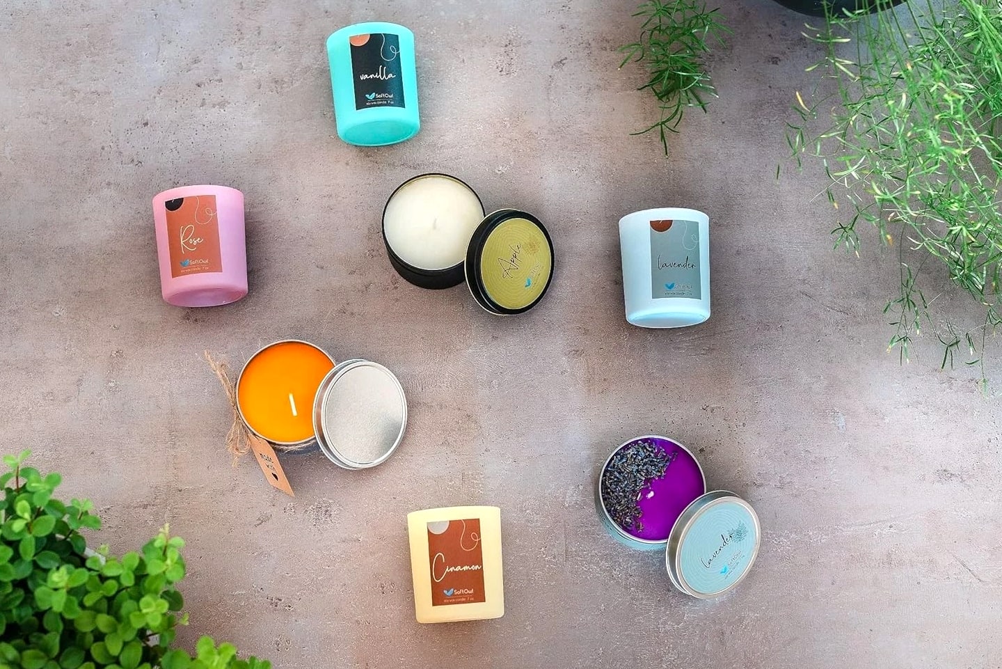 Soy Candle Making Kit - Full Set - Soy Wax, Big 7oz Jars & Tins, 7 Pleasant S...
