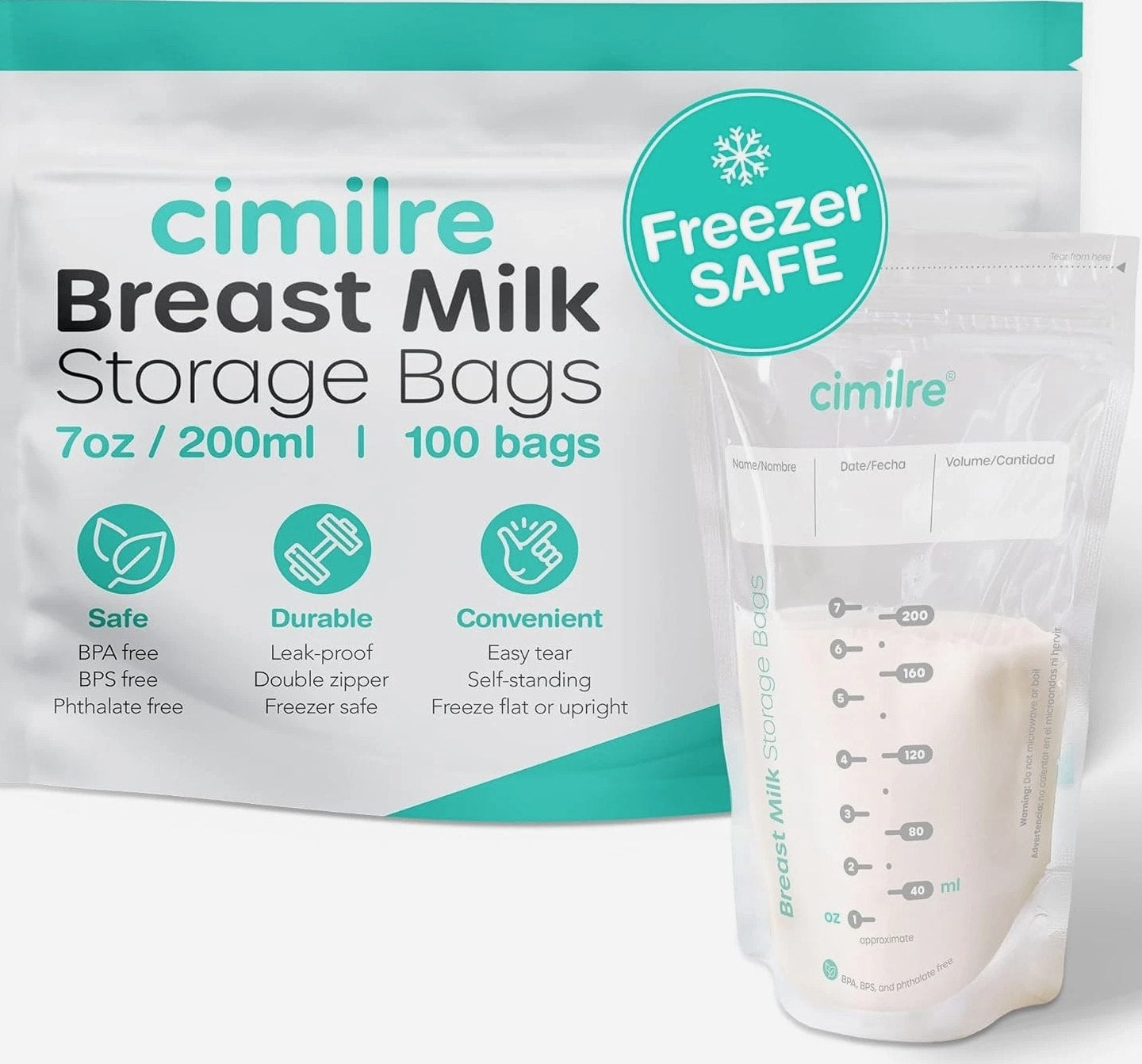 HOT DEAL! Zomee Z2 Electric Breast Pump+Hands-Free Collection Cups+Storage Bags