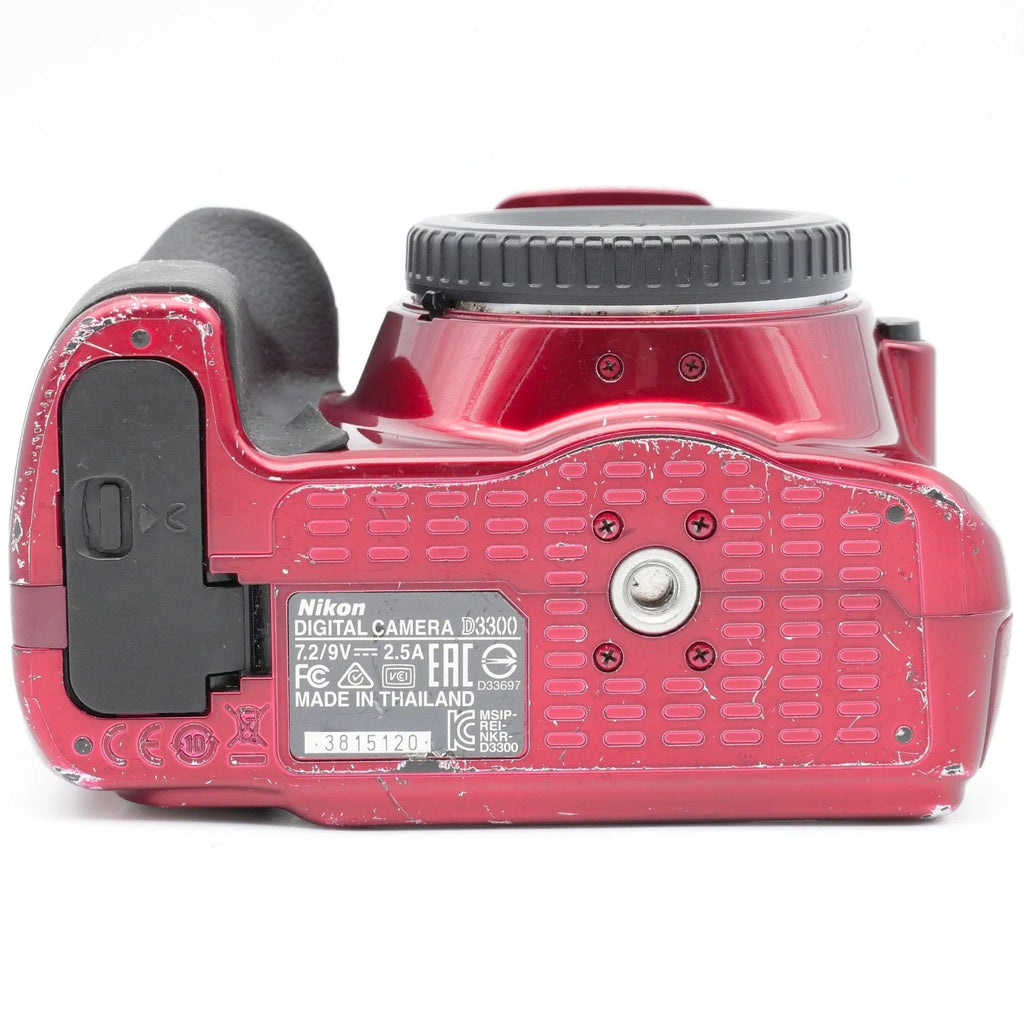 Nikon D3300 Digital SLR Camera - Red (Body Only) #071