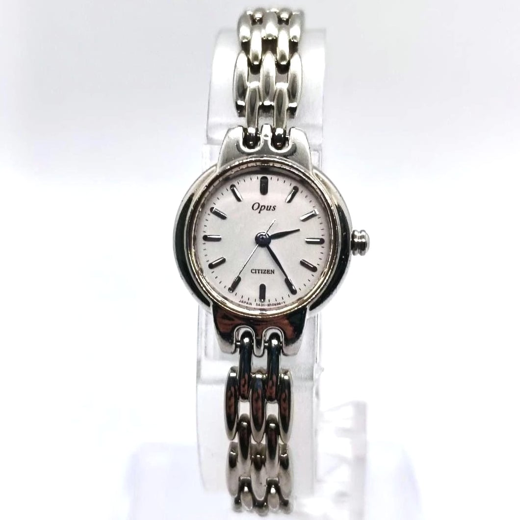 Citizen Opus 5431H06131 Wristwatch Ladies Silver Working Authentic Genuine