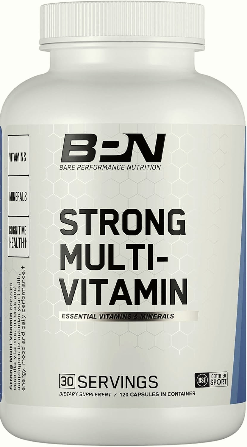 Bare Performance Nutrition Strong Multi-Vitamin with Adaptogens