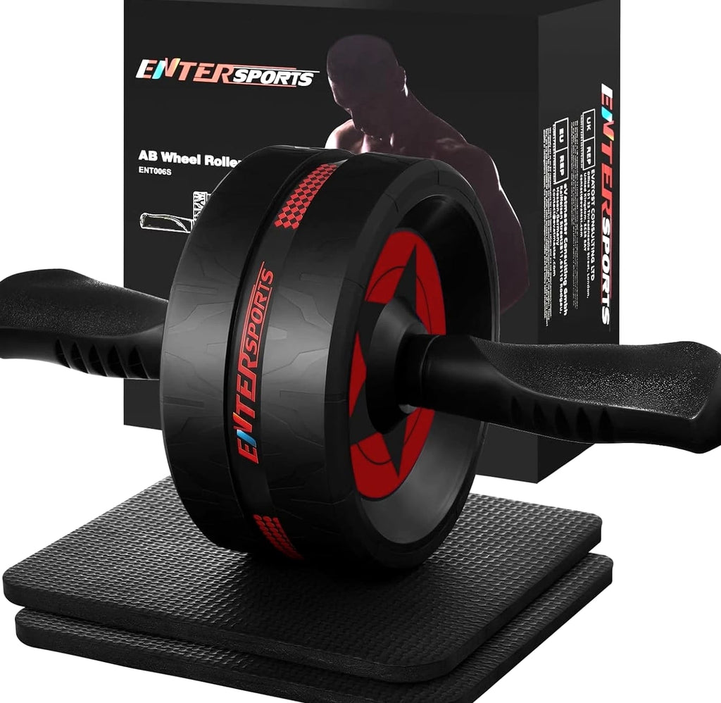 Ab Roller Wheel for Abs Workout - Abdominal Exercise Equipment with 2 Knee Pads