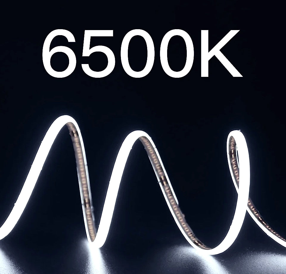OCONA 3mm COB LED Strip Lights 480 LEDs/m DC 12V