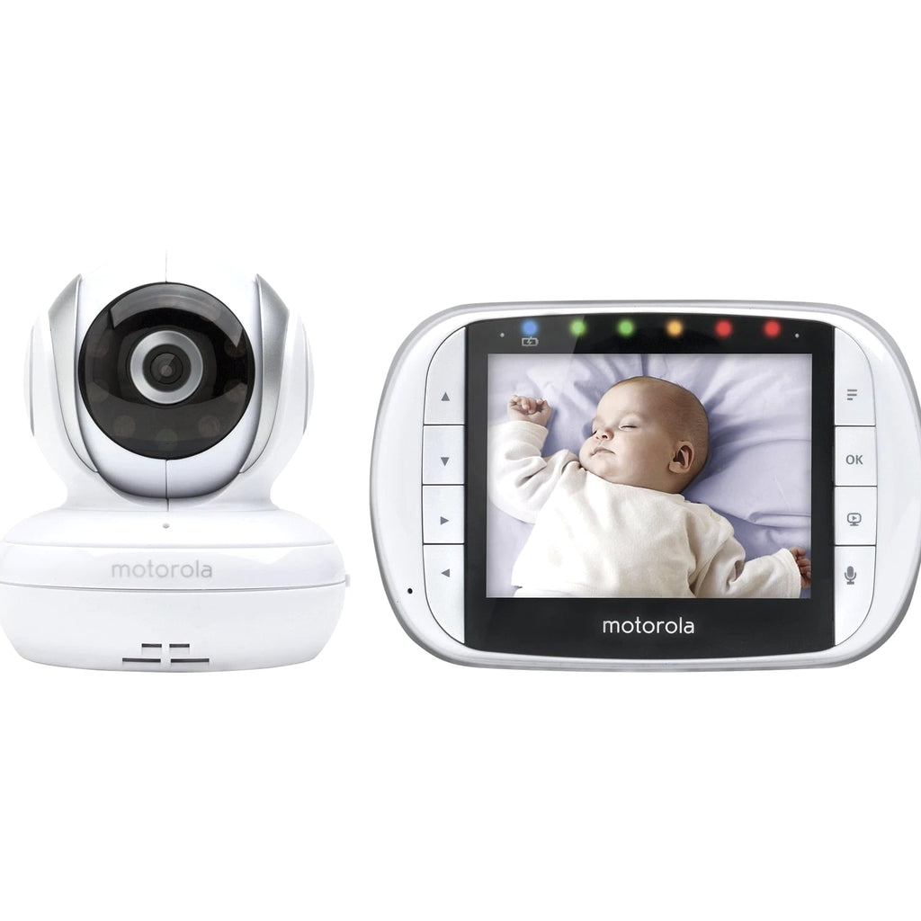 Motorola MBP-33XL Baby Monitor with Color LCD Microphone Night Vision, Room Temp