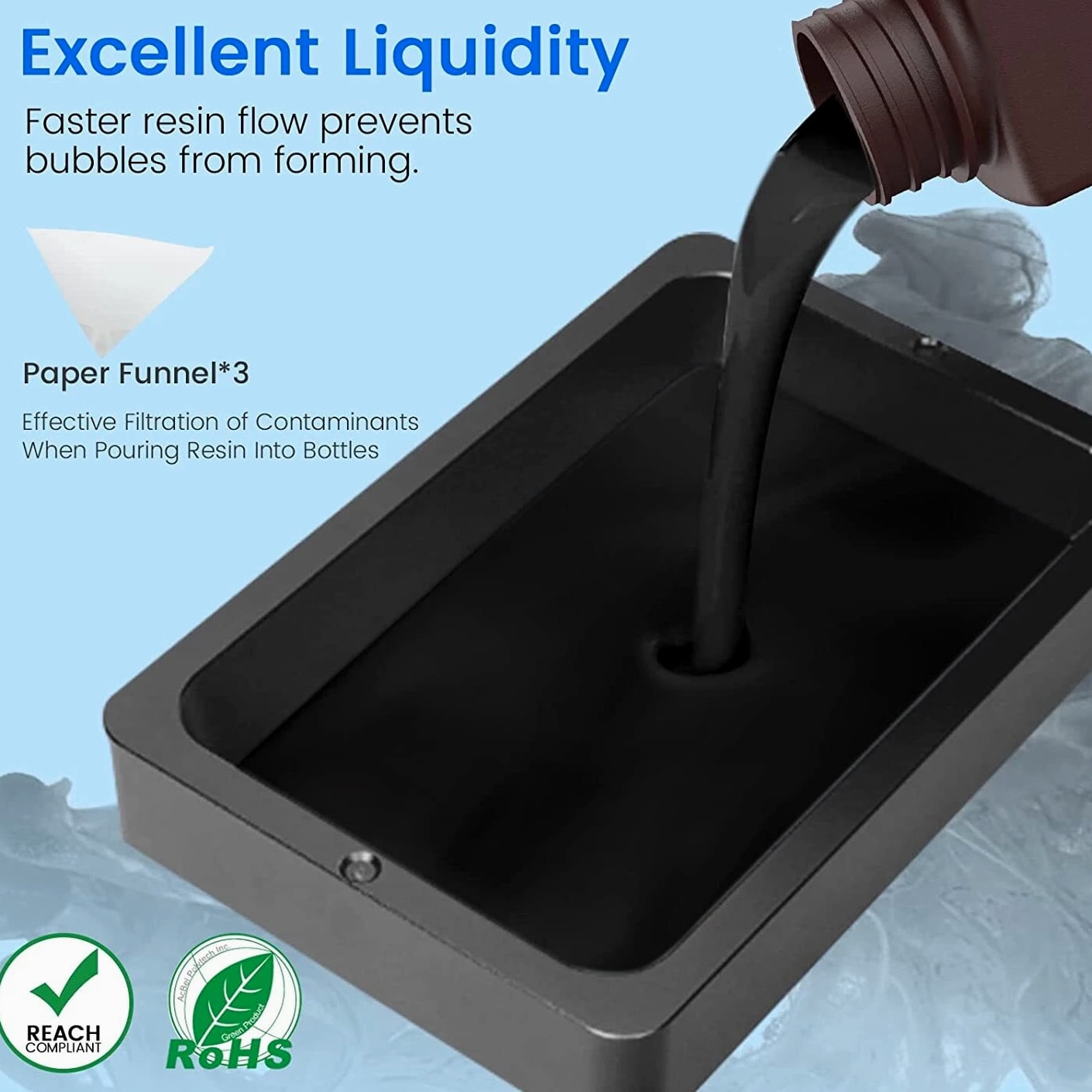 JAYO 1KG 405nm Standard/ABS-Like/Nylon-Like/Water Washable/14K UV Resin for 3D LCD