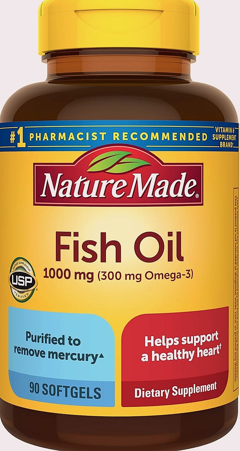Nature Made Fish Oil 1000 mg Omega 3 Softgels, 90 Count