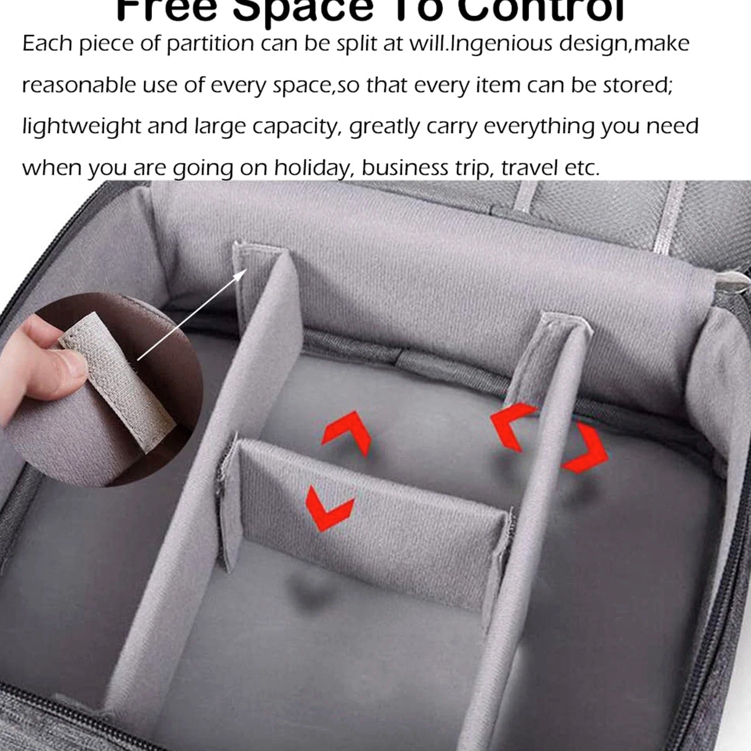Portable Electronic Organizer Travel Cable Storage Bag Cord Case Accessories US