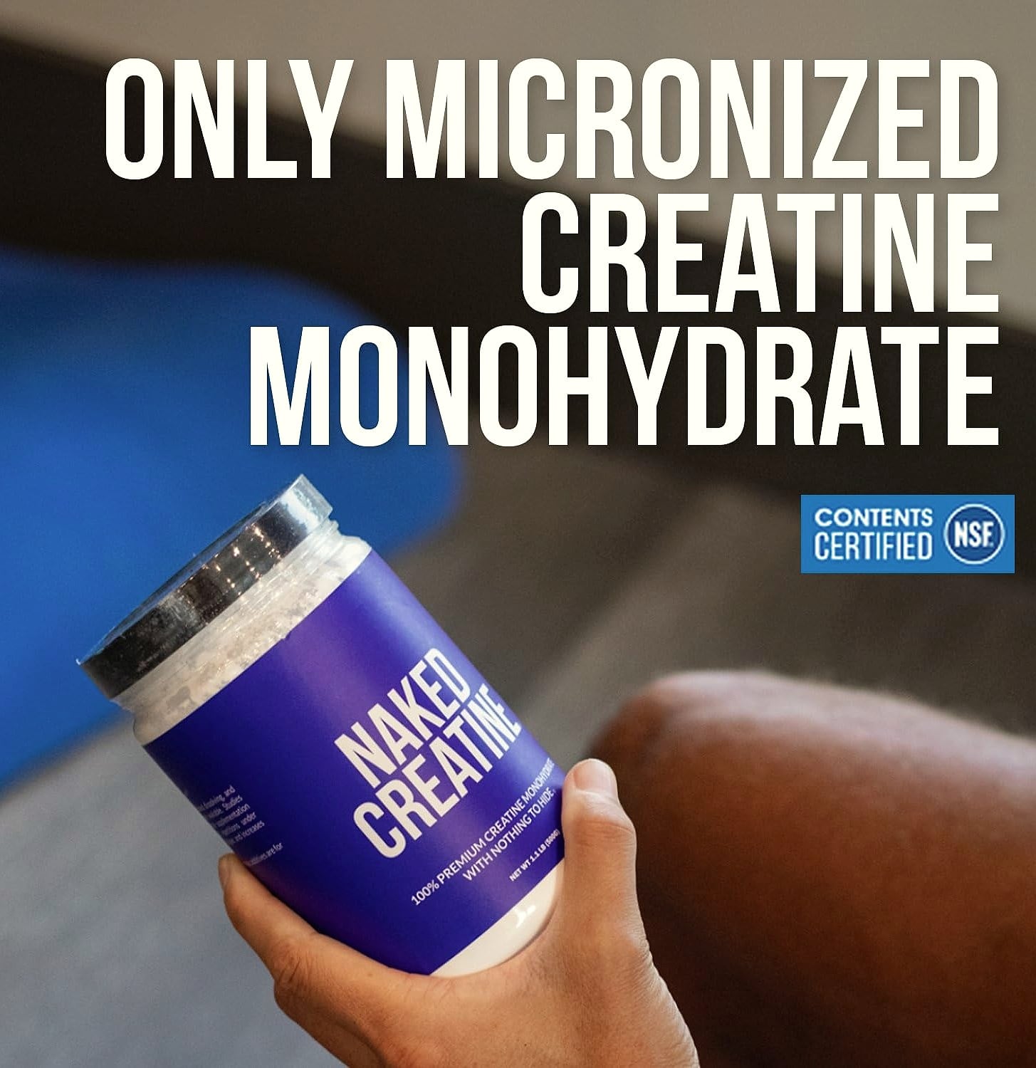 NAKED Pure Micronized Creatine Monohydrate Powder 500g
