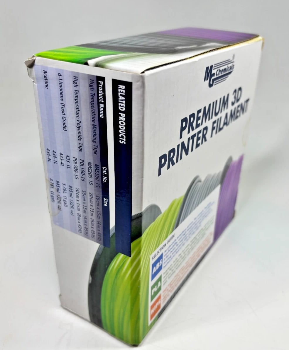 MG Chemicals Silver 1.75mm 3D Printer Premium Filament-VS.1 New in Sealed Box