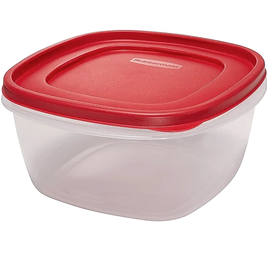 Stackable Square Food Storage Container 14 Cup BPA-Free