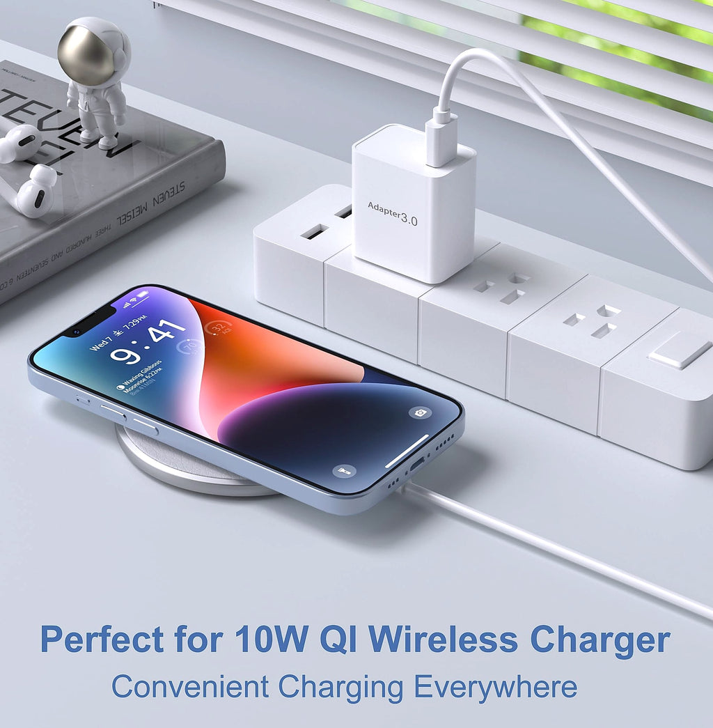 OKRAY 2-Pack 18W USB-A Fast Charging Block Quick Charge 3.0