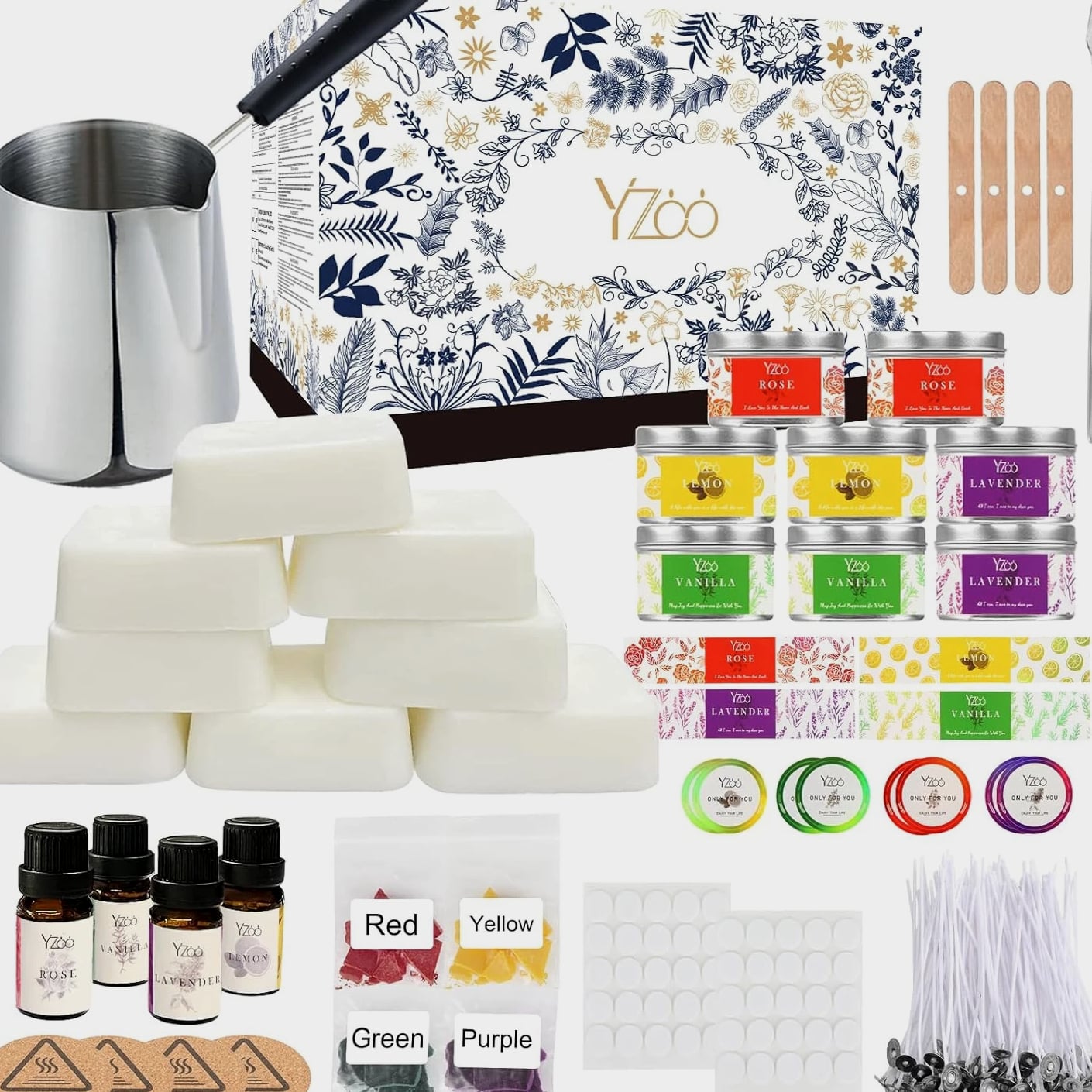 Complete Candle Making Kits for Adults & Beginners, DIY Candle Making Supplies Inc