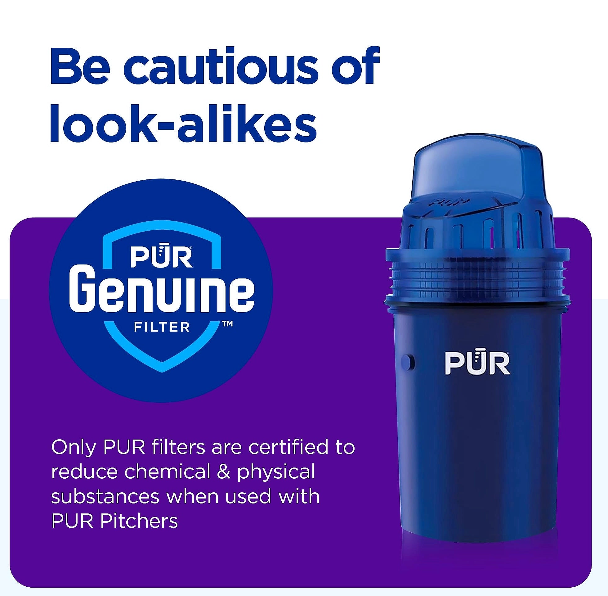 PUR 11-Cup Water Pitcher with Filter and Change Indicator