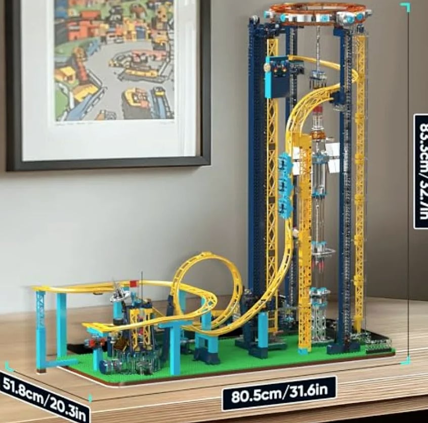 Mould King 11031 Space Elevator Loop Coaster building set with track
