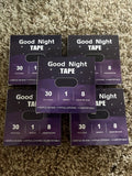 Good Night Tape 8 Hour Release 30 Patches Per Box - Gentle on Mouth - 5 Packs