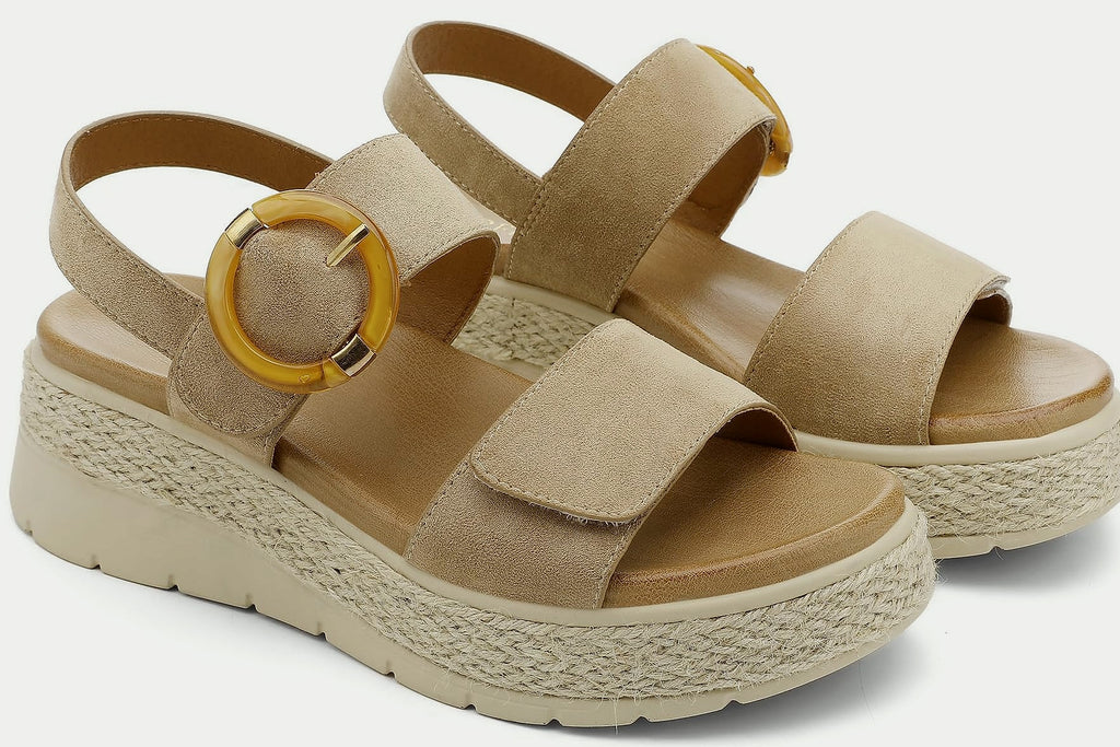 UBFEN Women's Espadrille Platform Sandals with Arch Support