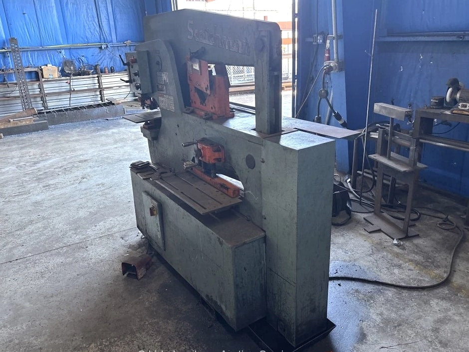 2016 Scotchman 9012-24M Hydraulic Ironworker Shear Punch Press Station bidadoo