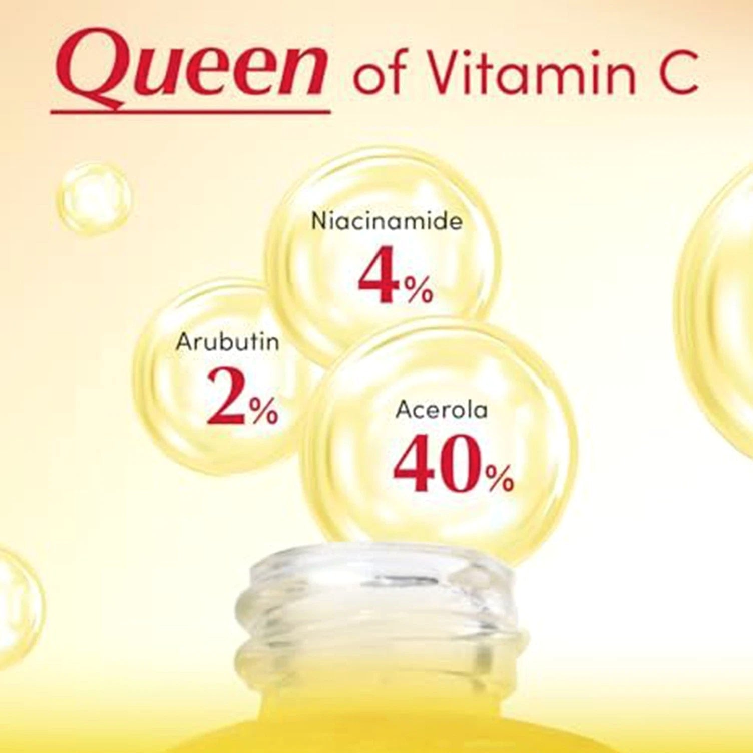 EQQUALBERRY Vitamin C Brightening Serum, Illuminating Facial Essence for Glowing Skin