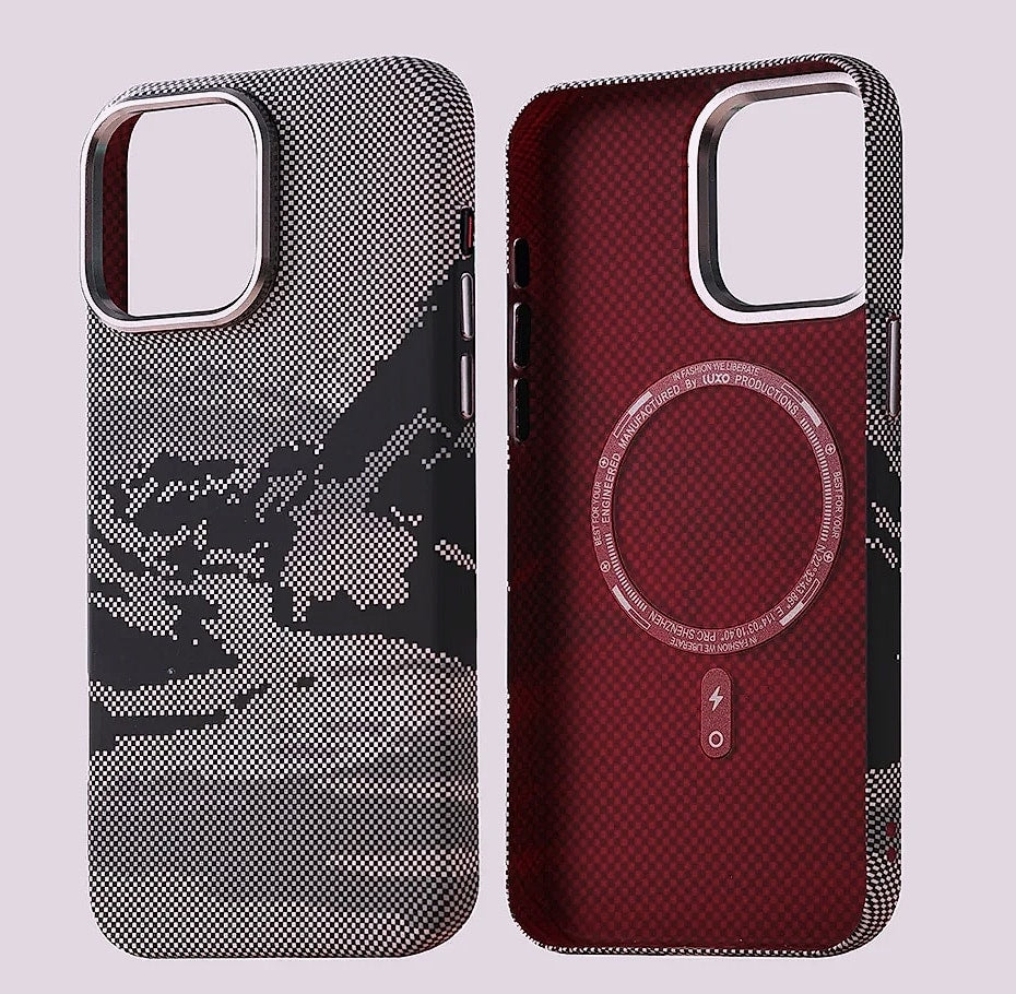PPC Abstract Landscape MagSafe iPhone Case with Lens Shield