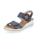 Rieker 67476 Rose Women's Wedge Sandals with Anti-Stress Design