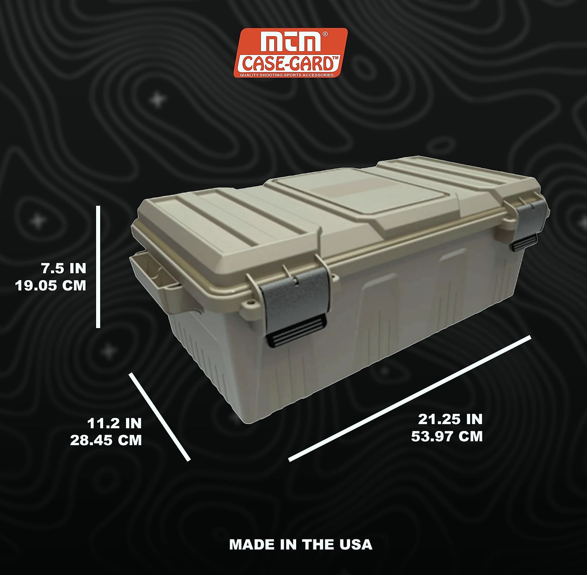 MTM ACDC30 Divided Ammo Crate Utility Box
